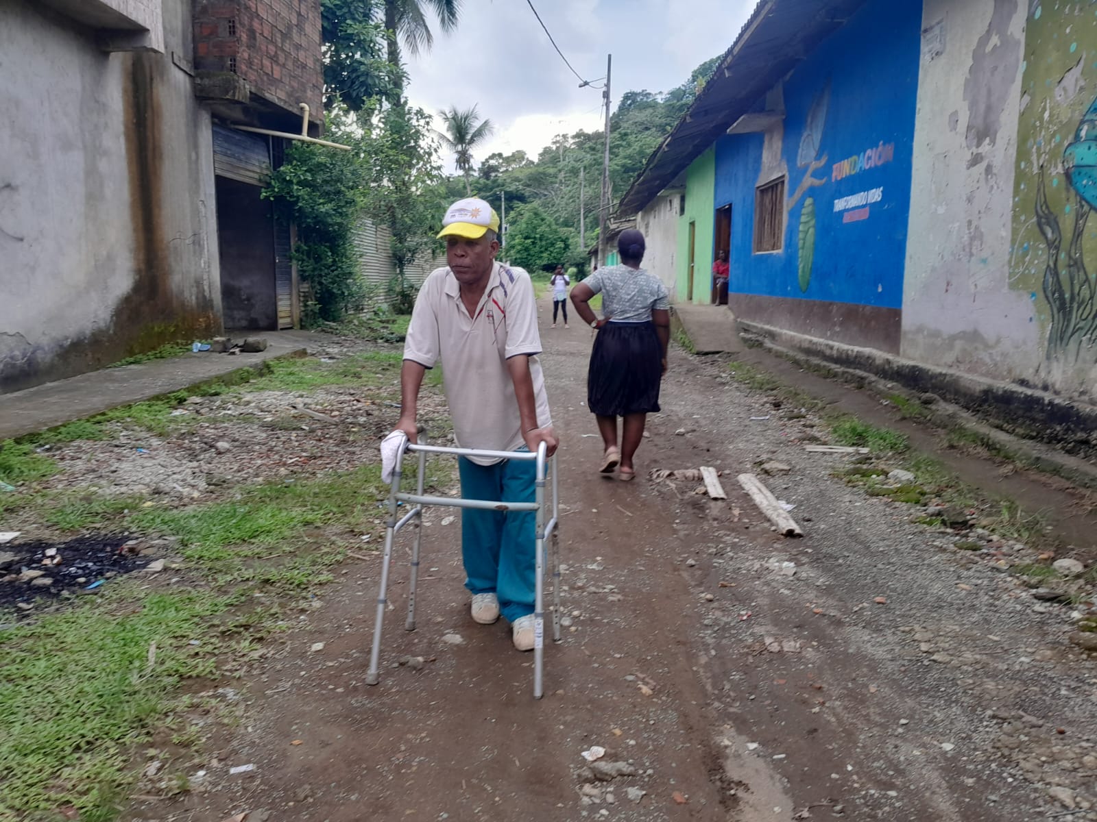 Actividad comunitaria de inclusión social en el Valle del Chocó